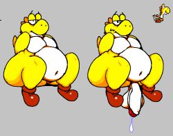 big_penis cumdrip flaccid_penis gale_(chip_at_night) huge_ass male male_focus male_only mario_(series) notbantnu penis precum solo_male super_mario_world thick_thighs wide_hips yoshi