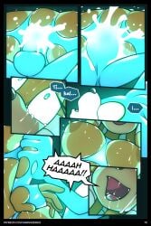 2024 5_fingers anthro anthro_on_anthro anthro_penetrated anthro_penetrating anthro_penetrating_anthro areola balls biped black_border blue_body bodily_fluids border breasts canid canine chaos_(sonic) comic cum cum_in_pussy cum_inside dialogue duo echidna ejaculation empty_eyes female female_penetrated fingers fox fur genital_fluids genitals hair hi_res humanoid_hands male male/female male_penetrating male_penetrating_female mammal marik_azemus34 miles_tails_prower monotreme nipples nude on_bottom on_top orange_body orange_fur orange_hair orgasm penetration penile penile_penetration penis penis_in_pussy possession pussy reverse_cowgirl_position sega sex sonic_(series) sonic_adventure sonic_the_hedgehog_(series) speech_bubble tails tails_the_fox tears tears_of_pleasure text tikal_the_echidna tongue vaginal_penetration wet wet_body wet_fur