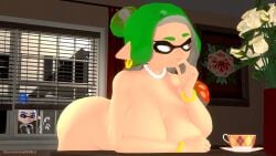 3d 3d_(artwork) ana_margarita_de_la_beef ass behind_view being_watched bent_over_table big_ass big_breasts blue_inkling_boy breasts cum do_men_still_love_women_this_size ejaculation exposed_ass eyelashes implied_masturbation inkling john_(splatoon) leviantan581re masturbation mature_female meme milf narrowed_eyes nintendo nude nude_female splatoon splatoon_(series)