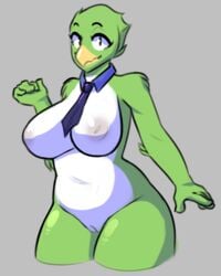 2018 anthro areola ass avian avian_(starbound) beak big_breasts biped bird breasts clothing eyelashes feathers female green_feathers humanoid looking_at_viewer multicolored_feathers navel nipples nude pussy remanedur simple_background smile solo standing starbound tepi_(nekuzx) thick_thighs two_tone_feathers video_games voluptuous white_belly white_eyes white_feathers wide_hips