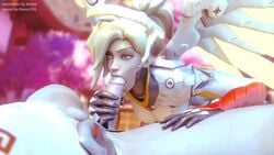 3d angel angela_ziegler animated blizzard_entertainment blonde_hair blue_eyes duo erection fellatio female hanamura_(map) handjob kaisto large_penis long_hair masturbation mercy nexus763 oral overwatch penis sex sound source_filmmaker straight sucking video