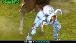 3d animated bestiality bunny_brawler bunny_costume female fortnite horse horsecock luna_(fortnite) male sex vicesfm zoophilia