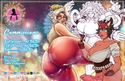 1futa 1girls animal_genitalia_on_humanoid big_breasts big_penis bottomless canine_penis canine_penis_on_humanoid clothed clothing clown_girl commissions_open erection female fully_clothed futanari glasses kiriko_(overwatch) latex metalexsart overwatch overwatch_2 partially_clothed purah purah_(tears_of_the_kingdom) self_upload tanned tears_of_the_kingdom the_legend_of_zelda thick thick_ass thick_thighs white_hair