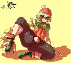 1girls arms_(game) female min_min_(arms) naru_nsfw nintendo pussy solo spread_legs tagme thick_thighs