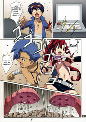 comic kamina simon_(tengen_toppa_gurren_lagann) tengen_toppa_gurren_lagann yoko_littner