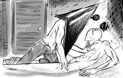 james_sunderland male_only pyramid_head silent_hill silent_hill_2 silent_hill_3 valtiel