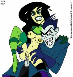 anal disney dr._drakken female human innie_pussy kim_possible male nev nipples penis pussy sex shego straight straight_hair tagme