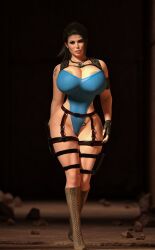 3d aged_up areola_slip areolae athletic athletic_female biceps big_arms big_ass big_breasts big_butt big_hands big_lips bimbo bimbo_lips blue_swimsuit boots breasts broad_shoulders bursting_breasts busty chest_tattoo cleavage clothed clothing dark_hair desert female female_focus female_only fit fit_female front_view full_body garter_belt garter_straps holster hourglass_figure human knife_sheath lace-up_boots lara_croft lara_croft_(survivor) large_ass large_breasts leotard lips long_nails looking_at_viewer makeup melee_weapon metal_01 muscular_arms nails necklace one-piece_swimsuit overflowing_breasts ponytail pouch qos qos_tattoo queen_of_spades queen_of_spades_symbol queen_of_spades_tattoo shoulder_tattoo standing straps swimsuit tattoo tattoo_on_shoulder tattoos temple text_tattoo thick_lips thigh_holster thigh_pouch thigh_strap thigh_straps thong_leotard tomb_raider tomb_raider_(survivor) walking weapon wrinkles