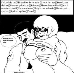 adolf_hitler doc_icenogle german_text hanna-barbera monochrome nazi nipples scooby-doo tagme velma_dinkley