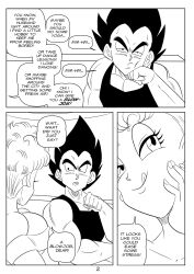 1boy 1girls big_breasts breasts cheating_husband cheating_mother comic daughters_husband dragon_ball english_text funsexydragonball in-lawcest licking_lips mother-in-law mother-in-law_and_son-in-law page_2 page_number panchy panchy_(dragon_ball) panchy_briefs son-in-law vegeta wifes_mother