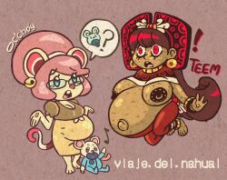 
aztec breasts chaneque elemental_creature fairy female goddess huge_belly hyper_belly hyper_pregnancy mexican milf mother mouse mouse_ears mouse_girl mouse_humanoid no_sex original_character pregnancy pregnant pregnant_belly pregnant_female spirit topless viaje.del.nahual