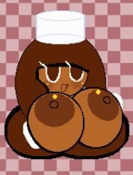 1girl 1girls animated big_boobs big_breasts boobs breast_focus breasts breasts_focus cocoa_cookie cookie_run cubesmolly huge_boobs huge_breasts pixel_(artwork) pixel_animation pixel_art shaking_breasts solo tagme