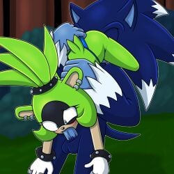 1:1 69_position anthro blue_clothing blue_panties blue_underwear blush clothing clothing_aside dominant dominant_male duo female hi_res idw_publishing male male/female oral panties panties_aside sega sex sonic_the_hedgehog sonic_the_hedgehog_(comics) sonic_the_hedgehog_(idw) sonic_the_hedgehog_(series) sonic_the_werehog sonic_unleashed sonicguru standing standing_sex surge_the_tenrec underwear underwear_aside