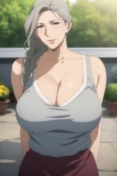 ai_generated big_breasts cleavage gilf grandmother huge_breasts old older_female ultrahentaisai