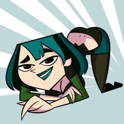 big_ass carazar_zone female female_only goth goth_girl gwen_(tdi) total_drama_island