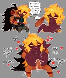 1boy 1boy1girl 1girl1boy big_cock big_dick big_penis big_thighs blonde_hair blonde_hair_female blush blushing_at_partner blushing_female blushing_male boygirl burning_spice_cookie clothed clothed_female clothed_male clothed_male_clothed_female clothed_sex clothing completely_naked completely_naked_female completely_naked_male completely_nude completely_nude_female completely_nude_male cookie_run cookie_run_kingdom cum cum_in_pussy cum_in_vagina cum_inside dark-skinned_female dark_skin dialogue ejaculating ejaculating_cum ejaculating_while_penetrated ejaculation ejaculation_in_pussy ejaculation_while_penetrated english_text female go_pinpon_go golden_cheese_cookie grin grinning grinning_at_partner heart hearts_around_head hetero_sex heterosexual heterosexual_female heterosexual_male hugging hugging_another hugging_partner legs legs_apart legs_held_open legs_spread legs_up long_hair long_hair_female long_hair_male naked naked_female naked_female_naked_male naked_female_with_naked_male naked_male naked_male_naked_female naked_male_with_naked_female nude nude_female nude_female_nude_male nude_male nude_male_nude_female on_back open_legs orange_body orange_skin orange_skinned_male red_eyes red_eyes_male sharp_teeth sitting_on_lap sitting_on_penis sitting_on_person small_breasts smile smiling smiling_at_partner stomach stomach_deformation straight sweat sweatdrop sweating sweaty sweaty_body tattoo tattoo_on_arm tattoo_on_legs tattooed_arm tattoos vagina_penetration vagina_sex vaginal_insertion vaginal_penetration vaginal_sex wholesome wholesome_as_fuck wholesome_couple wholesome_nudity wholesome_sex yellow_eyes yellow_eyes_female yellow_hair yellow_hair_female