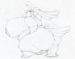 2014 anal anal_masturbation anal_sex anthro anthrofied arkveveen arkveveen_(artist) ass avian beak big_breasts big_butt breasts dildo dildo_sitting feathers female generation_1_pokemon huge_breasts huge_butt hyper hyper_breasts masturbation nintendo nipples non-mammal_breasts non-mammal_nipples overweight overweight_anthro overweight_female penetration pidgeot pokemon pokemon_(species) pokemorph rosa_pyle sex_toy solo tail tail_feathers toying_self