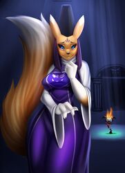breasts clothed crossover digimon flowey_the_flower hybrid impmon renamon tagme taomon toriel undertale