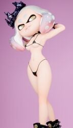 3d bikini female female_only inkling inkling_girl pearl_(splatoon) shortstack splatoon splatoon_(series) splatoon_2 venasreturn1