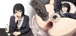 1boy 1girls 2026 2d_(artwork) after_anal after_mating_press after_sex ahe_gao anal anal_addiction anal_juice anal_juice_drip anal_juice_on_penis anal_juice_string anal_juice_trail anal_mating_press anal_only anal_only_lifestyle anal_only_maebari anal_orgasm anal_sex anal_slut anus begging begging_for_anal begging_for_more big_ass big_penis black_hair buttslut clothed clothed_sex dark-skinned_male dirty_talk disembodied_penis drooling drunk drunk_bubble drunk_female english_text fucked_silly gaping gaping_anus heart heart-shaped_pupils high_resolution horny_female instant_loss_2koma kimono light-skinned_female looking_at_viewer loving_it mating_press medium_breasts meeow68 naruto_(series) no_text_version on_bed orgasm_face pleasure_face plow_pose sake sake_bottle sealed_pussy shizune short_hair steamy_breath sudden_plot_development sweat talking_to_viewer unseen_male virgin virgin_doing_anal wet_pussy wide_hips