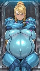 samus aran from metroid by obui