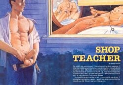 anos_nemos_(david_martin) beating_off gay male male_only mirror_masturbation original squeezing_balls tagme traditional_media voyeur voyeur_pov voyeurism watching_masturbation watching_through_window yaoi