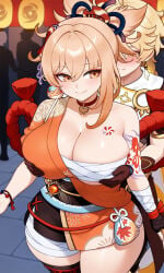 1boy 1female 1female1male 1girl 1girls 1male 1male1female aether_(genshin_impact) ai_generated bandages big_boobs big_breasts big_tits black_socks blushing blushing_female blushing_male boobs boobs_bigger_than_head braided_hair breasts breasts_bigger_than_head breasts_focus breasts_grab busty busty_female cleavage cleavage_window couple curvaceous curvaceous_body curvaceous_female curvaceous_figure curvaceous_hips curvaceous_thighs curvy curvy_body curvy_female curvy_figure curvy_hips earrings eyes female festival genshin_impact geta_sandals golden_eyes groping groping_breast groping_breasts groping_from_behind hair hand_on_breast hands_on_breasts hourglass_figure hourglass_figured_female hoyoverse huge_cleavage image inazuma_girls japanese_clothes kimono large_boobs large_breasts large_tits lips male mihoyo obi orange_kimono plump_boobs plump_breasts plump_hips plump_thighs plump_tits ponytail pouch red_choker sandals sarashi sash sexy sexy_female sidelocks single_fingerless_glove single_thighhigh strawberry_blonde_hair tattoo temari_ball thighhighs thighs tits tits_bigger_than_head traveler_(genshin_impact) vision_(genshin_impact) voluptuous voluptuous_female voluptuous_woman yellow_eyes yellow_hair yoimiya_(genshin_impact) yukata