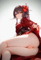 hu tao (genshin impact) fan art