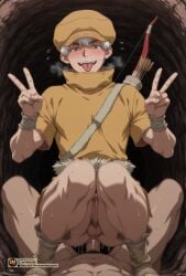 kl_99 ai_generated bara yaoi gay sex male male_only male/male muscle muscular_male dr.stone saionji_ukyo