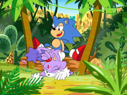 all_fours anal angel_island anthro ass ass_up bent_over black_eyes black_nose blaze_the_cat blue_fur blue_hair cat_tail classic_blaze classic_sonic classic_sonic_(universe) clothing doggy_style duo escopeto exposed_torso feline female footwear forest from_behind gloves hand_on_hip handwear hedgehog holding interspecies legs male mammal mostly_nude mounting one_eye_closed palm_tree penetration purple_fur purple_hair riding sega senshion sex shoes short_male smile sonaze_ sonic_(series) sonic_mania sonic_the_hedgehog sonic_the_hedgehog_(series) spread_legs spreading straight stretching sweat sweatdrop tail tailwag thighs wagging water waterfall white_gloves