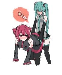 hatsune miku from utau by practicerecord