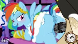 alternate_version_available animal_genitalia animal_penis animal_pussy animated anus ass blush canaryprimary doggy_style female feral furry horse loop male/female mare my_little_pony nami955 pony rainbow_dash_(mlp) sound tagme vagina vaginal_penetration vaginal_sex video voice_acted