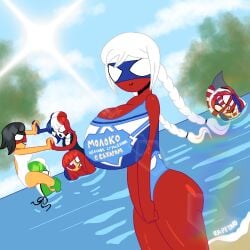 rapetard s0d0my_s1n countryhumans countryhumans_girl russia_(countryhumans) spain_(countryhumans) germany_(countryhumans) france_(countryhumans) italy_(countryhumans) united_states_of_america_(countryhumans) 6girls female female_only female_focus humanized humanization beach beach_background no_sex questionable russian russian_female german_female german italian italian_female french french_female spanish spanish_female american american_female european european_female no_visible_genitalia no_visible_nipples big_breasts big_chest big_boobies big_boobs big_tits big_titties titties boobs boobies breasts chest tits thin_waist thin waist hips thighs butt ass medium_ass medium_butt medium_breasts medium_chest medium_tits medium_titties medium_boobs medium_boobies swimsuit swimsuits braid braided_hair braids braided_twintails braided_pigtails twintails pigtails pigtail_braids white_eyes short_hair long_hair medium_hair smile smiling playing play water sea russian_text text english_text
