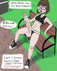 1futa 1girl 1girls 2026 2d 2d_(artwork) 2d_artwork ahoge annoyed balls big_penis brown_hair brunette brunette-haired_female brunette_female brunette_hair butt casual caught caught_masturbating clothing digital_art digital_drawing digital_drawing_(artwork) digital_media digital_media_(artwork) english english_dialogue english_text ethicalgooner2007_(kryptraider) fapping flat_chest flat_chested futa futa_focus futa_only futanari glasses handjob horny huge_cock human intersex jerking jerking_off jerkingoff kys large_penis masturbating masturbation meme mewmsart nerd nerdy nerdy_female oc open_mouth original original_character original_characters pale pale-skin pale-skinned_female pale_skin pale_skinned_female park park_bench perky_breasts perky_nipples perky_tits petite petite_body petite_female precum public public_exposure public_indecency public_nudity ribs sagging_balls saggy_balls shameless short_hair sitting skinny skinny_female skinny_girl small_breasts sneakers solo solo_female solo_focus sportswear square_glasses sweat tagme thighs working_out