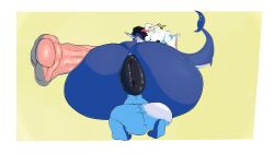 16:9 absurd_res animal_genitalia animal_penis anthro anus apple aquatic balls big_balls big_butt big_muscles big_penis bovid butt caprine chair crown duo equine_genitalia equine_penis feet fish food fruit furniture genitals goat hd_waffle headgear hi_res huge_balls huge_butt huge_muscles huge_penis hyper hyper_balls hyper_butt hyper_genitalia hyper_muscles hyper_penis kneeling leash lucifer_(hd_waffle) mackerel_shark mako_shark male male/male mammal marko_isurus_(calicosilver92) muscular penis piercing plant puffy_anus shark surprised throne white_shark widescreen worried