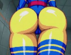 ai ai_art ai_generated ass big_ass big_booty big_butt booty bubble_ass fat_ass female female_only marvel marvel_vs._capcom marvel_vs._capcom_2 phat_ass psylocke standing_up tagme thick_thighs video walking wide_hips x-men