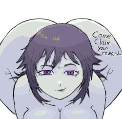 mud_witch bridger_western please_look_forward_to_it azumanga_daiou reward request requested bending_over wobbling_ass witch pale_skin purple_hair pink_eyes smilling ready_to_fuck about_to_have_sex imminent_sex purple_lips massive_ass fat_ass big_ass ass_focus taunting dialogue big_tits ass_up simple_background white_background