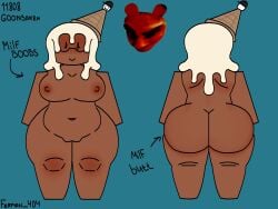 118o8 1girls areolae artist_name artist_signature ass back_view barefoot belly_button big_ass big_breasts blocky_body boobs breasts butt buttocks completely_nude completely_nude_female digital_drawing_(artwork) digital_media_(artwork) english_text female female_only ferman forsaken_(roblox) full_body glasses ice_cream ice_cream_cone_hat ice_cream_hair milf naked naked_female nipples nude nude_female pussy roblox roblox_game robloxian solo solo_female stomach_bulge text thick_thighs thighs tits
