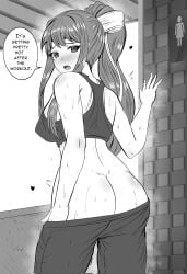 monika (doki doki literature club) from doki doki literature club by fuzzlogik