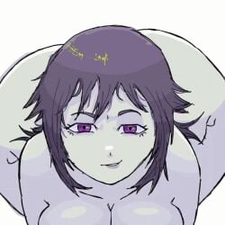 mud_witch bridger_western please_look_forward_to_it azumanga_daiou reward request requested bending_over wobbling_ass witch pale_skin purple_hair pink_eyes smilling ready_to_fuck about_to_have_sex imminent_sex purple_lips massive_ass fat_ass big_ass ass_focus taunting dialogue big_tits ass_up simple_background white_background gif alight_motion