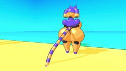 3d animal_crossing ankha anthro big_ass big_breasts breasts bubble_butt cleavage female female_only huge_ass huge_breasts mya_(dorahden) nintendo randomtresbonseins tagme thick_thighs video vr vrchat wide_hips