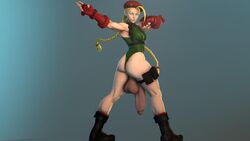 3d ass balls ballsack beret big_balls blonde_hair boots braids breasts cammy_white capcom club_shaped_penis dangling_testicles dickgirl female fingerless_gloves futanari gauntlets gloves hanging_balls huge_cock intersex legs penis pose rattledbonezone red_gloves solo_futa street_fighter testicles thick_penis twin_braids vambraces