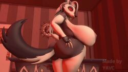 3d animated ass belch belching belly big_ass big_belly big_breasts breast_expansion breasts burp burping canid canid_demon canine demon digestion digestion_noises extremely_loud_belch_sound_effect furry hellhound helluva_boss huge_belly huge_breasts loona_(helluva_boss) loud_burp mp4 sound sound_effects tagme video vore vore_belly weight_gain wolf wolf_girl yavc_(artist)