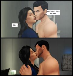 3d batman batman_(series) bruce_wayne comic dc dc_comics diana_prince justice_league male/female page_8 pof3445 sims4 straight the_sims_4 wonder_woman wonder_woman_(series)