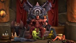 1boy 3d 5girls alexstrasza big_breasts blizzard_entertainment blood_elf cock_worship dragonflight female goblin goblin_(warcraft) goblin_female horde_symbol huge_cock layzy-af licking_penis mag'har_orc male nightborne oral oral_sex orc orc_(warcraft) orc_female orc_male thick_thighs thighhighs throne warcraft world_of_warcraft