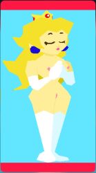 blonde_hair breasts crown low_poly low_poly_peach lowres mario_(series) mario_64 muymal princess princess_peach pussy super_mario_64 vagina