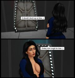 3d batman batman_(series) bruce_wayne comic dc dc_comics diana_prince justice_league male/female page_3 pof3445 sims4 straight the_sims_4 wonder_woman wonder_woman_(series)