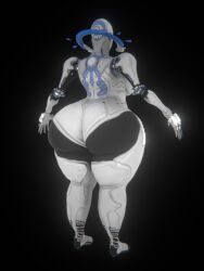 big_ass big_breasts breasts bubble_butt chubby chubby_female digital_extremes female huge_ass mag_(warframe) qzk_forte thick_thighs warframe wide_hips