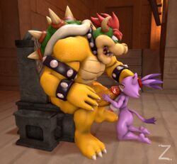 3d areolae ass big_breasts big_penis blaze_the_cat bowser breasts crossover duo erect_nipples erection feet feline fellatio female grabbing holding horn huge_breasts huge_cock interspecies king kneeling koopa large_areolae large_breasts large_penis larger_male legs male mammal mario_(series) nintendo nipples oral penis penis_grab purple_fur purple_hair red_eyes red_hair reptile sega shell signature sitting size_difference smaller_female sonic_(series) source_filmmaker straight tail teeth thick_penis thick_thighs thighs throne tied_hair vein veiny_penis video_games watermark yellow_eyes yellow_penis yellow_skin zeniix98