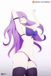 1girls alternate_costume arm_behind_head armpits ass bare_thighs bikini breasts camilla_(fire_emblem) cleavage daddraw female female_only fire_emblem fire_emblem_fates fire_emblem_heroes hair_over_one_eye half-closed_eyes large_breasts long_hair looking_at_viewer nintendo official_alternate_costume purple_bikini purple_eyes purple_hair purple_swimsuit sideboob skindentation smile solo swimsuit thick_thighs thighs very_long_hair